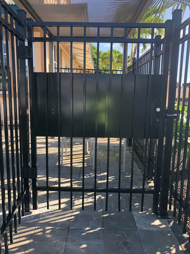 Ornamental Aluminum fence installation by Bob's Fencing, photo 8 of 8